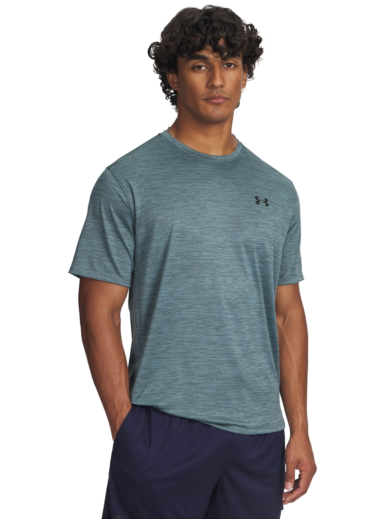 UNDER ARMOUR POLERA MANGA CORTA TRAINING PARA HOMBRE TECH VENT AZUL UA