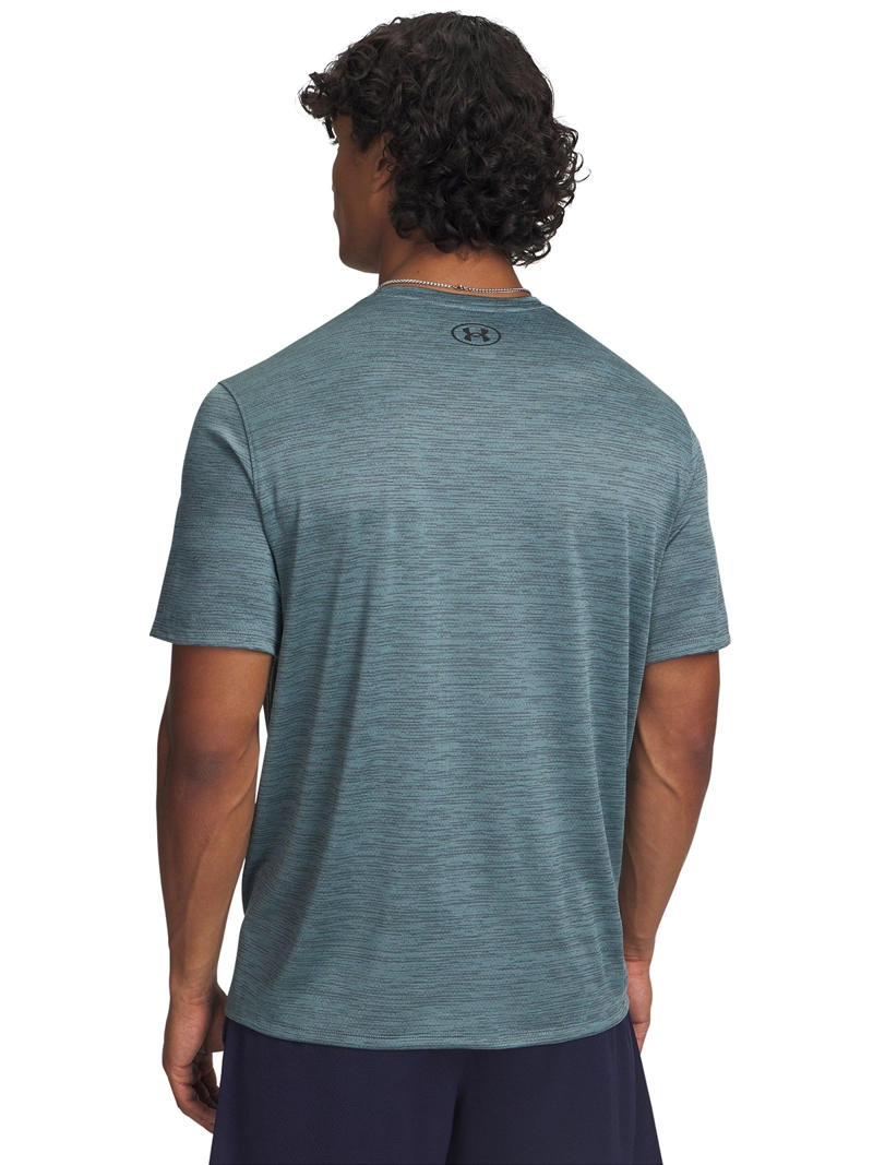POLERA MANGA CORTA TRAINING PARA HOMBRE TECH VENT AZUL UA - 2