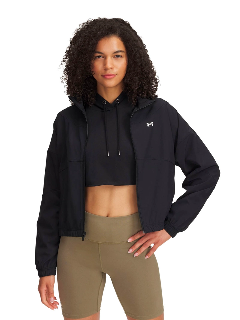 UNDER ARMOUR CHAQUETA LIFESTYLE PARA MUJER RIVAL WOVEN NEGRO UA
