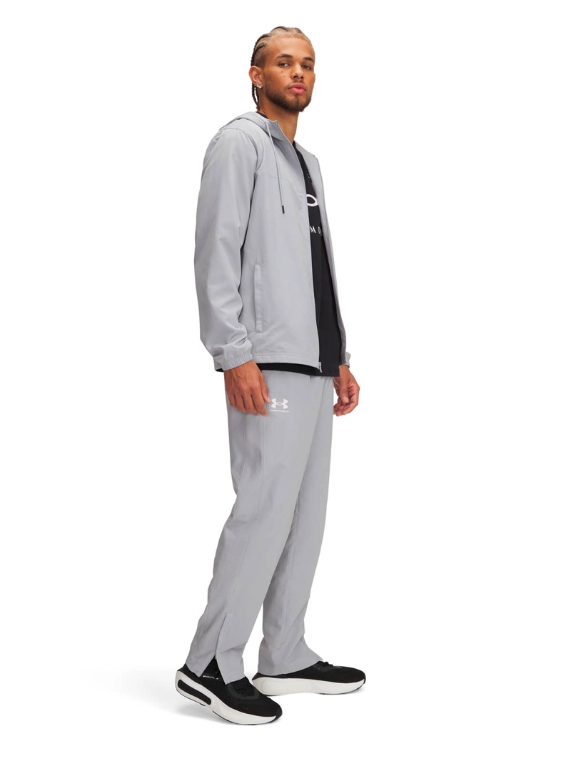 CORTAVIENTO LIFESTYLE PARA HOMBRE RIVAL WOVEN GRIS UA - 4