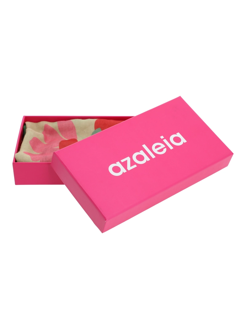 PAÑUELO MUJER ROSES 90 BEIGE/CRUDO AZALEIA - 4