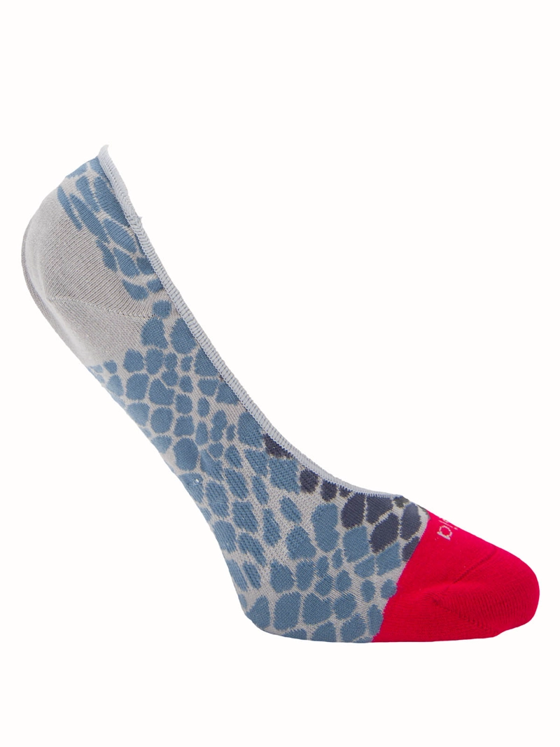 CALCETIN ALGODON MUJER INV ANI PRINT GRIS AZALEIA - 1