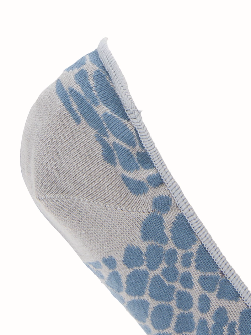 CALCETIN ALGODON MUJER INV ANI PRINT GRIS AZALEIA - 2