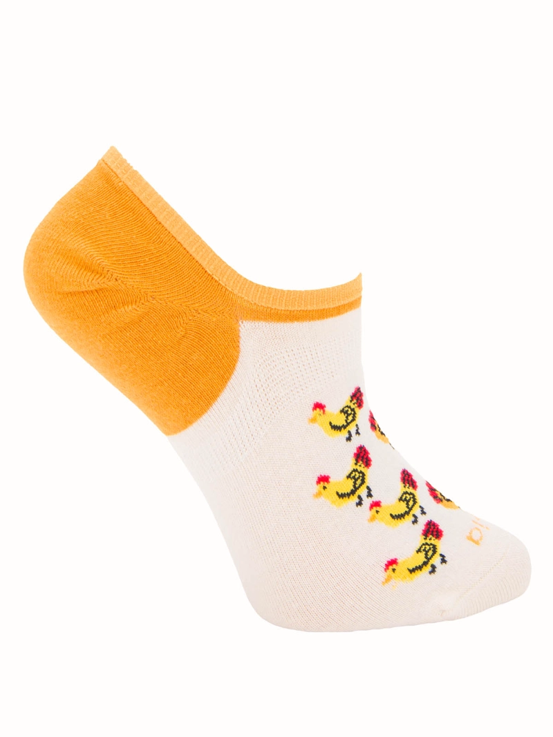 CALCETIN ALGODON MUJER INV HEN BEIGE AZALEIA - 1