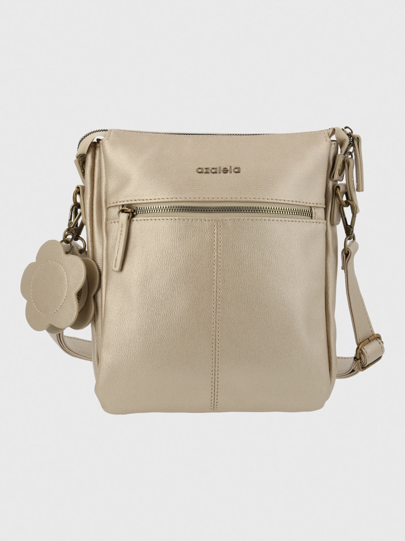 CARTERA MUJER DEVIRA CROSS METALIZADO AZALEIA - 1