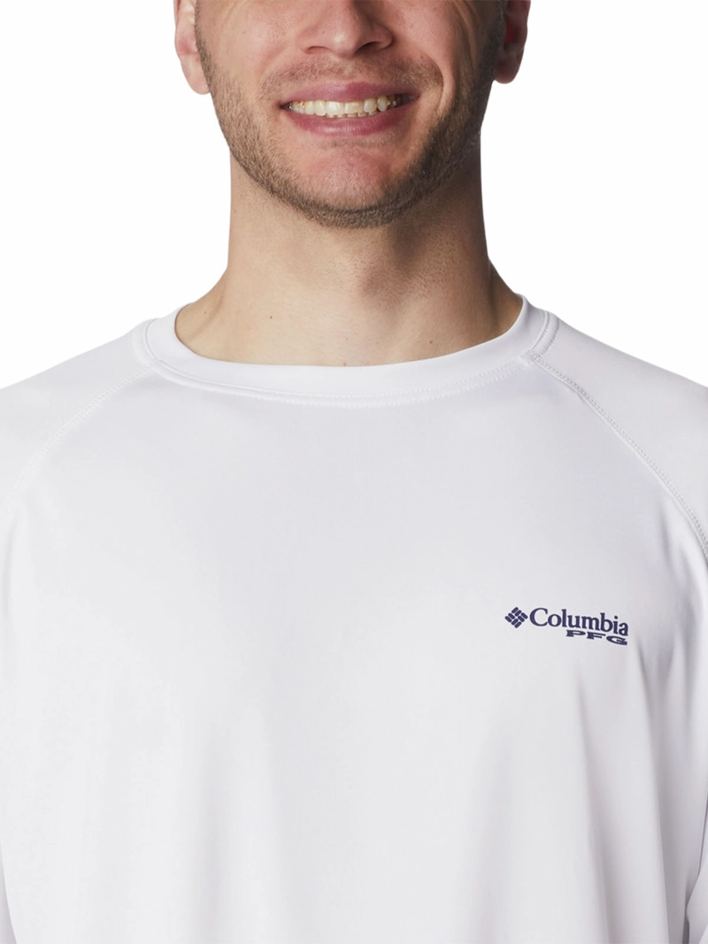 POLERA M/L HOMBRE TERMINAL TACKLE BLANCO COLUMBIA - 2