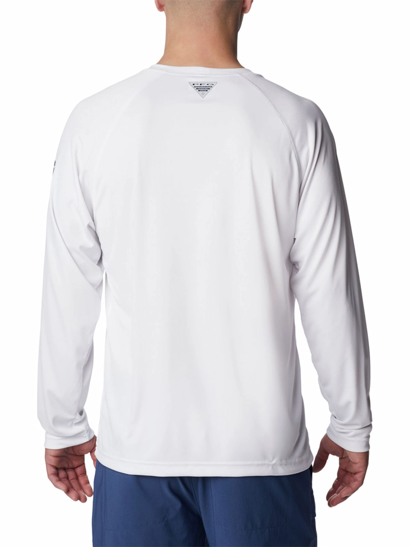 POLERA M/L HOMBRE TERMINAL TACKLE BLANCO COLUMBIA - 4