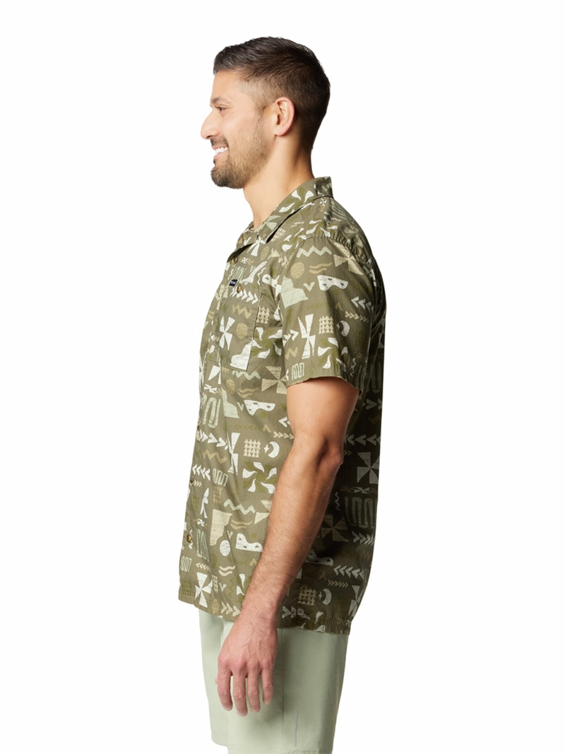 CAMISA MANGA CORTA HOMBRE PINE CANYON VERDE COLUMBIA - 2