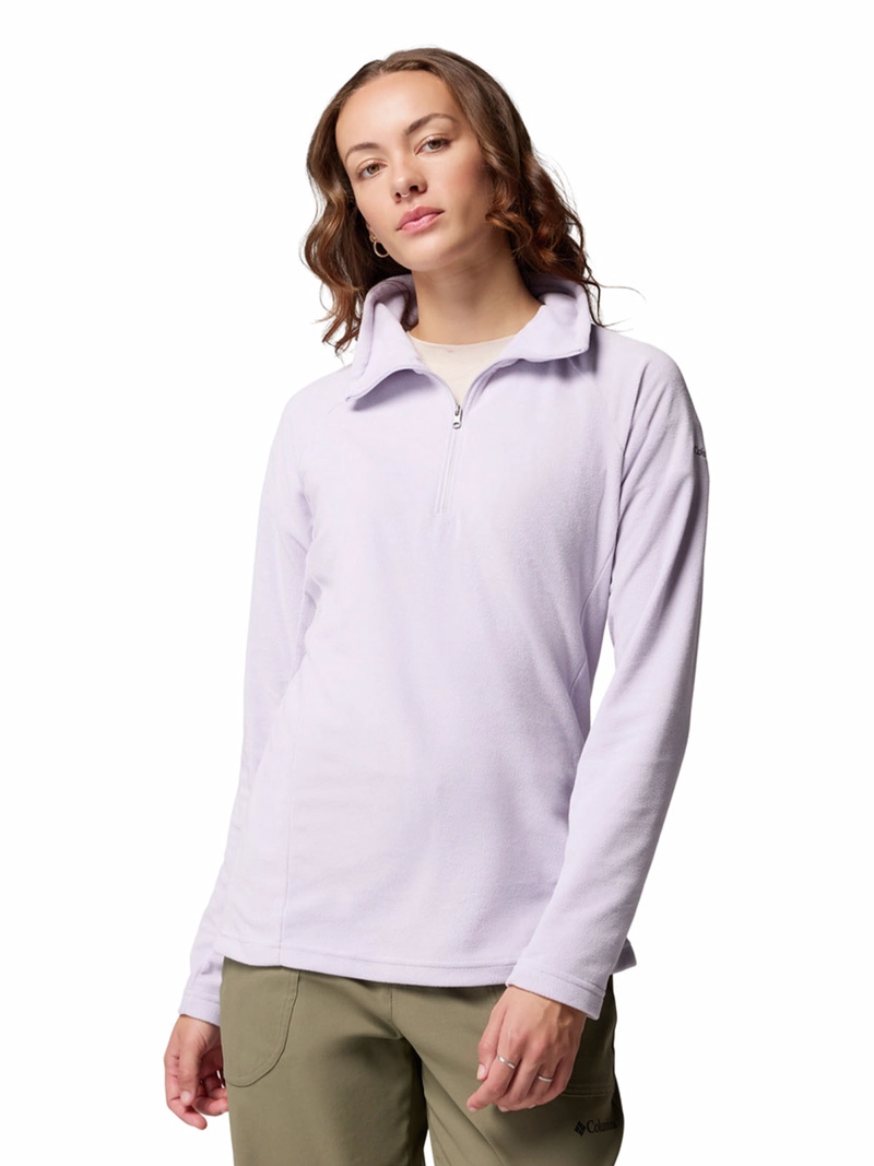 POLAR MUJER GLACIAL IV HALF ZIP MORADO COLUMBIA - 1