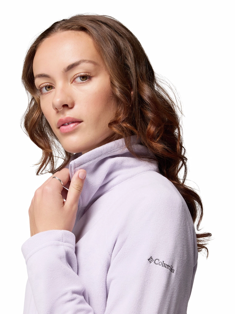 POLAR MUJER GLACIAL IV HALF ZIP MORADO COLUMBIA - 4