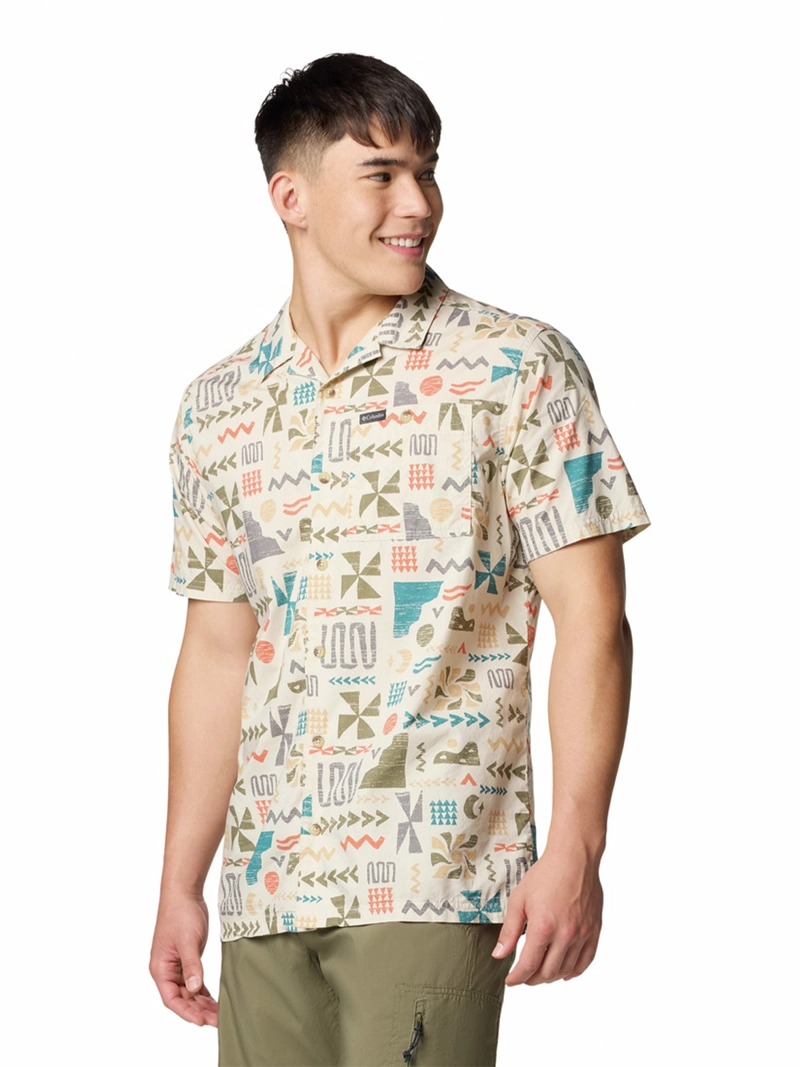 CAMISA MANGA CORTA HOMBRE PINE CANYON GRIS COLUMBIA - 2