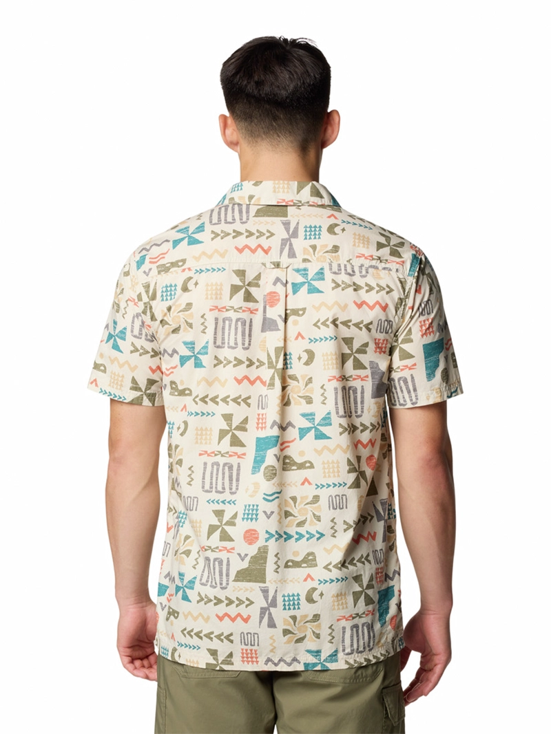 CAMISA MANGA CORTA HOMBRE PINE CANYON GRIS COLUMBIA - 5