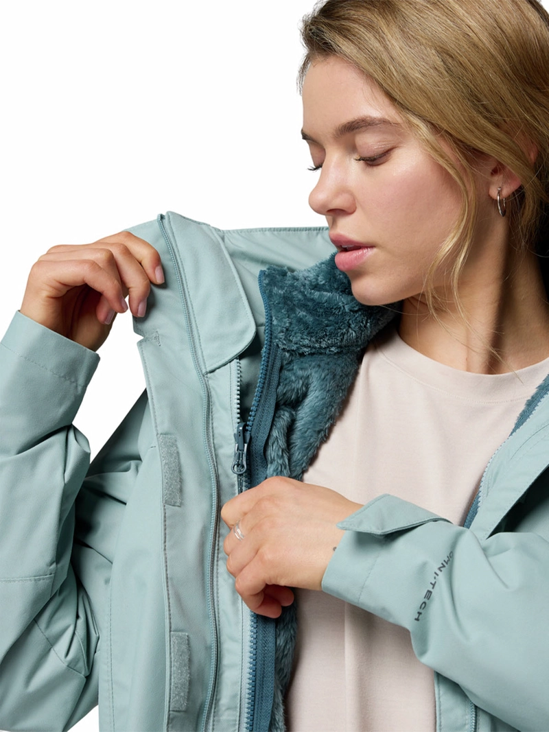 PARKA MUJER BUGABOO III CELESTE COLUMBIA - 4