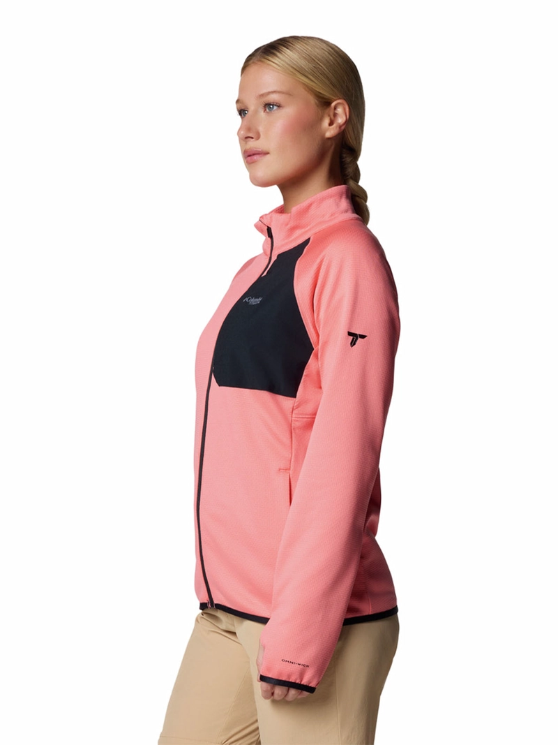 POLAR MUJER TRIPLE CANYON GRID ROSADO COLUMBIA - 2