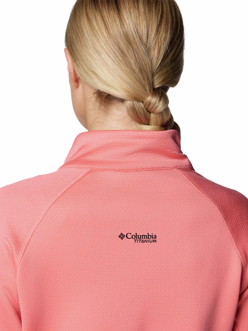 POLAR MUJER TRIPLE CANYON GRID ROSADO COLUMBIA - 5