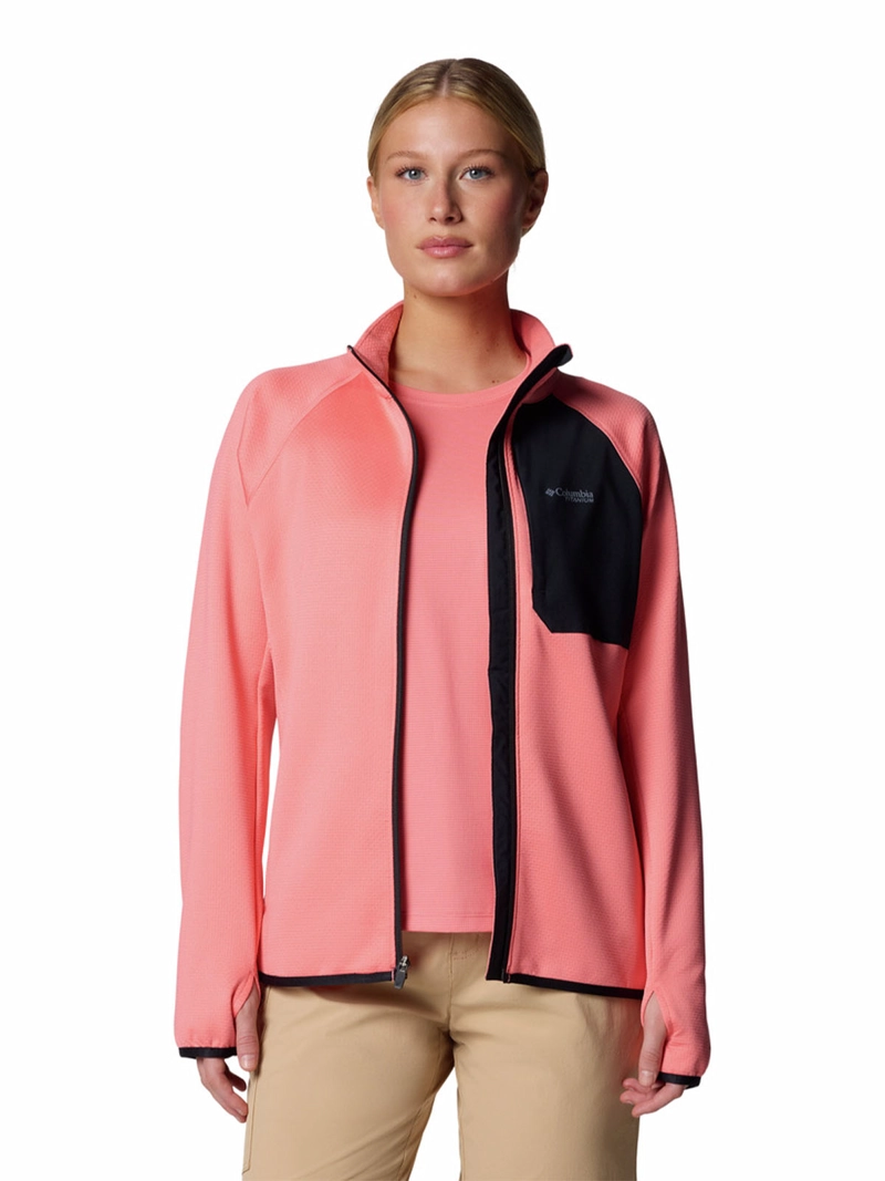 POLAR MUJER TRIPLE CANYON GRID ROSADO COLUMBIA - 7