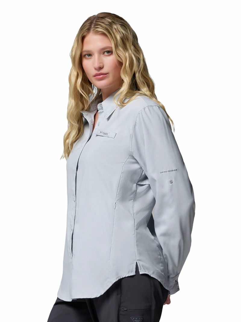 BLUSA MANGA LARGA MUJER TAMIAMI II GRIS COLUMBIA - 2