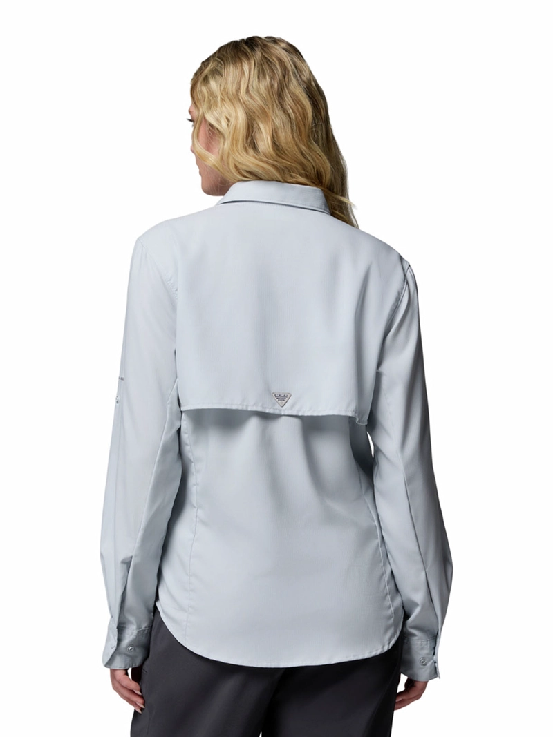 BLUSA MANGA LARGA MUJER TAMIAMI II GRIS COLUMBIA - 5