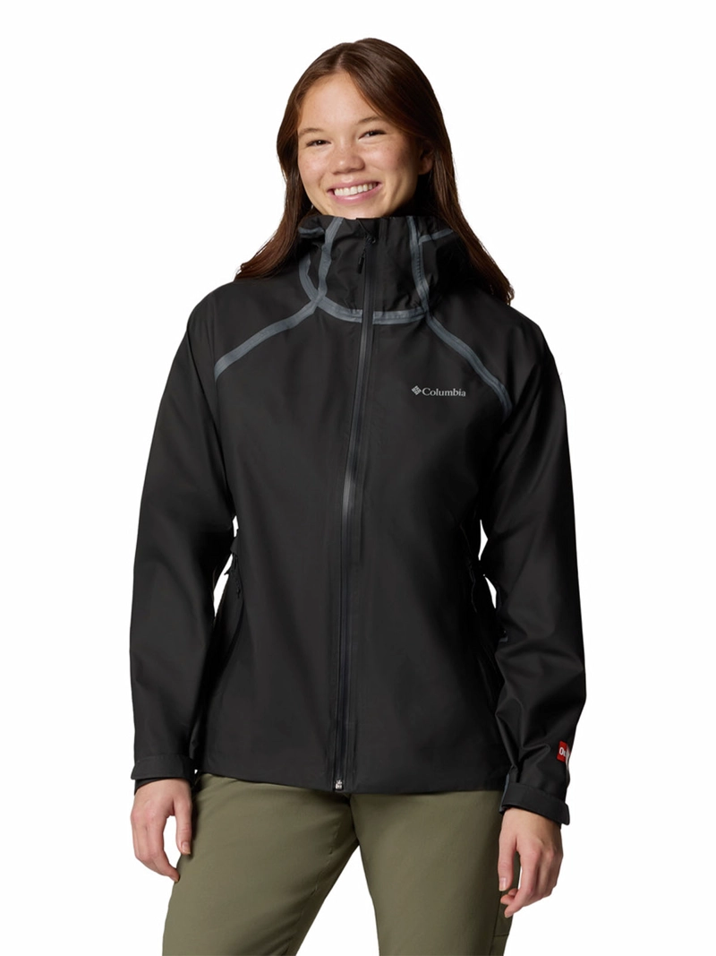 COLUMBIA CORTAVIENTO MUJER REIGN NO SHINE NEGRO COLUMBIA