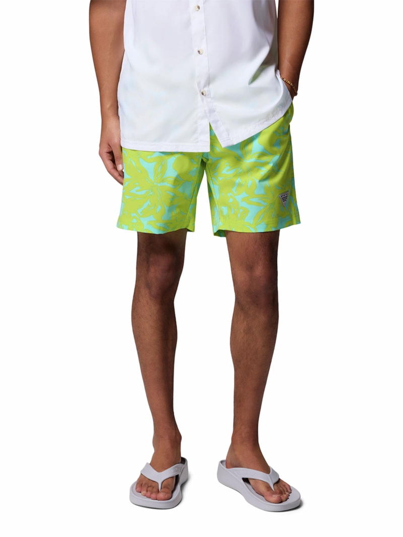 SHORT HOMBRE PFG RAMBLER PRINTED VERDE COLUMBIA - 1