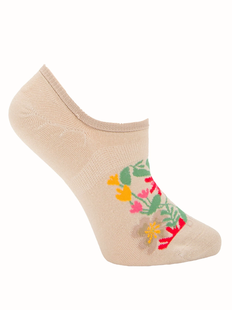 CALCETIN ALGODON MUJER INV PARQUE BEIGE AZALEIA - 1