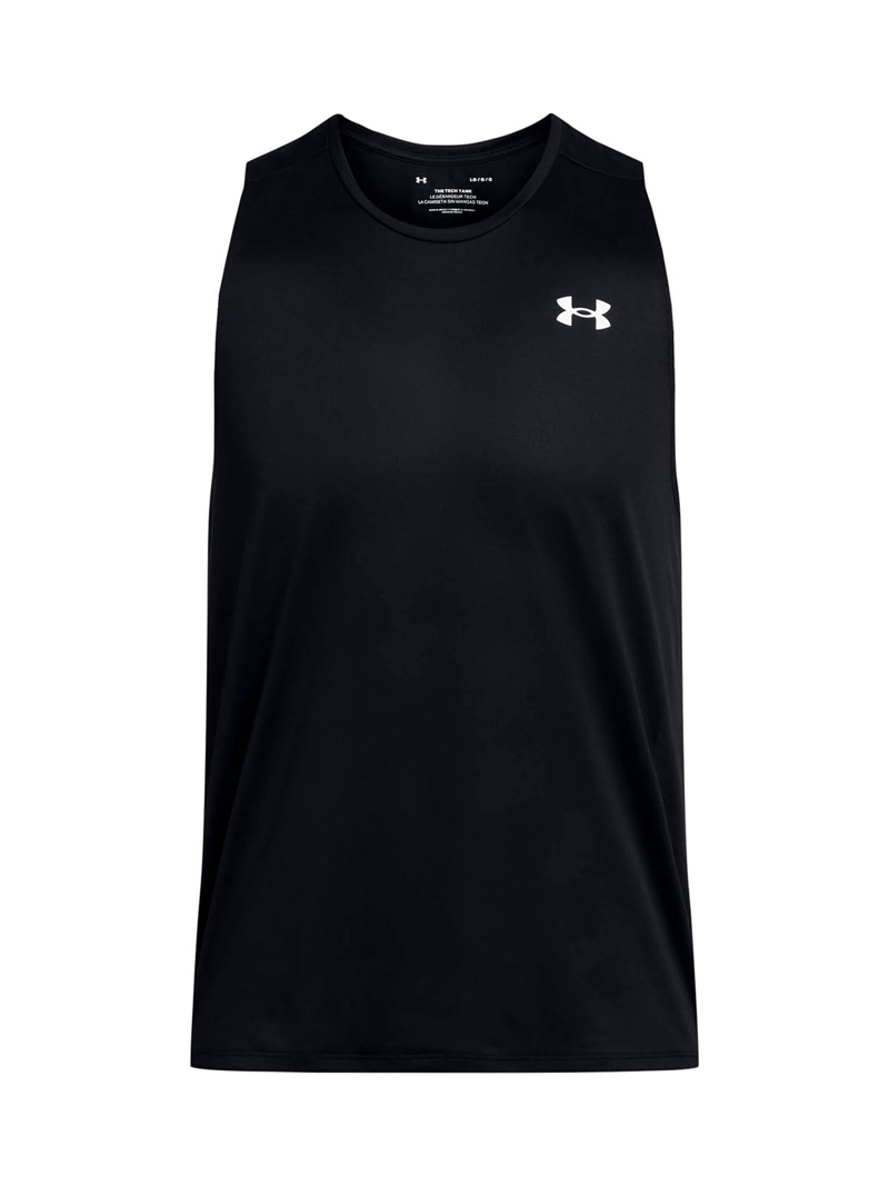 POLERA SIN MANGAS TRAINING PARA HOMBRE TECH NEGRO UA - 1