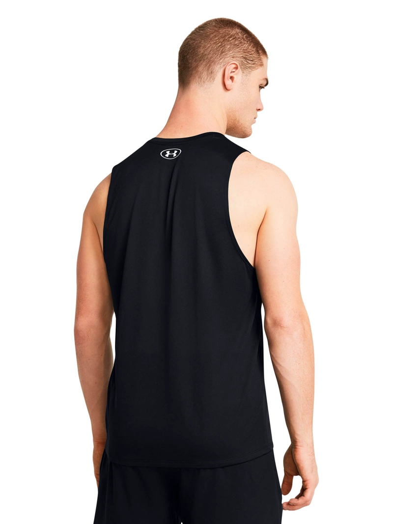POLERA SIN MANGAS TRAINING PARA HOMBRE TECH NEGRO UA - 5