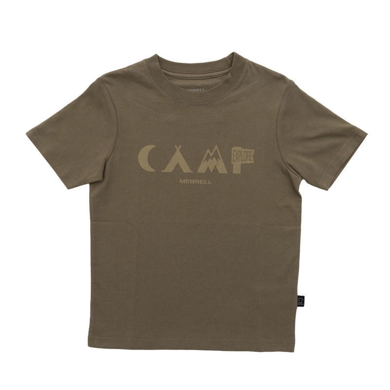 POLERA NIÑO ALERCE VERDE MERRELL - 1