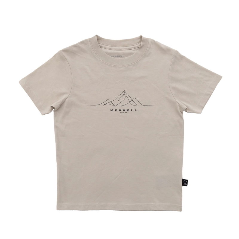 POLERA NIÑO ALERCE BEIGE MERRELL - 1