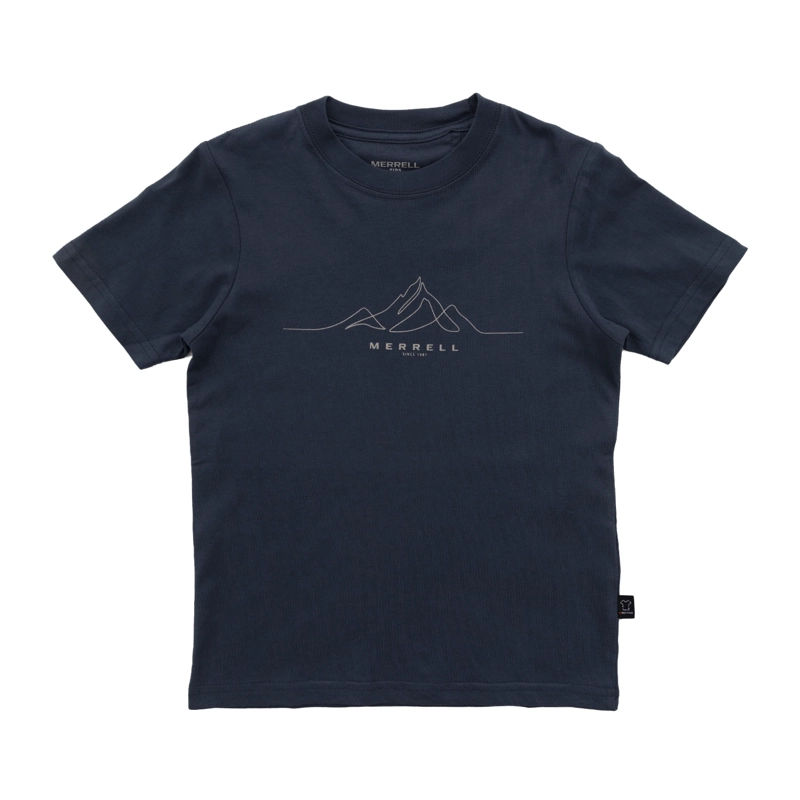 POLERA NIÑO ALERCE AZUL MERRELL - 1