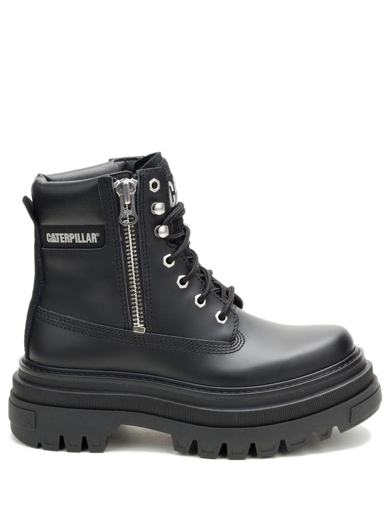 BOTIN GAMUZA BOLDER ZIP MUJER NEGRO CAT - 2