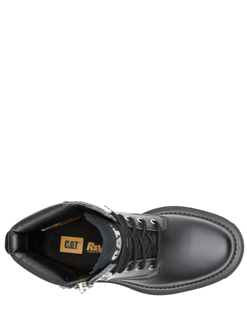 BOTIN GAMUZA BOLDER ZIP MUJER NEGRO CAT - 7