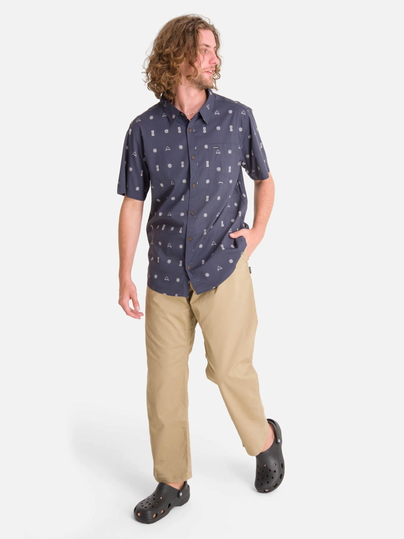 CAMISA M/C HOMBRE VALLEY AZUL BURTON - 4