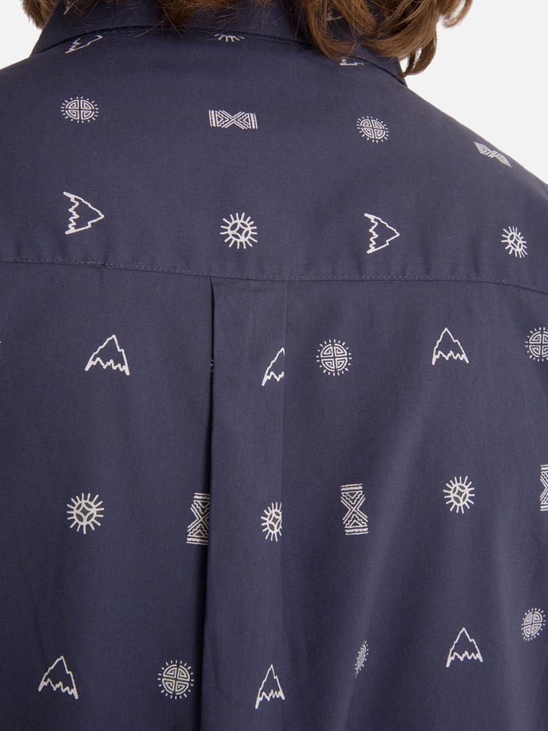 CAMISA M/C HOMBRE VALLEY AZUL BURTON - 6