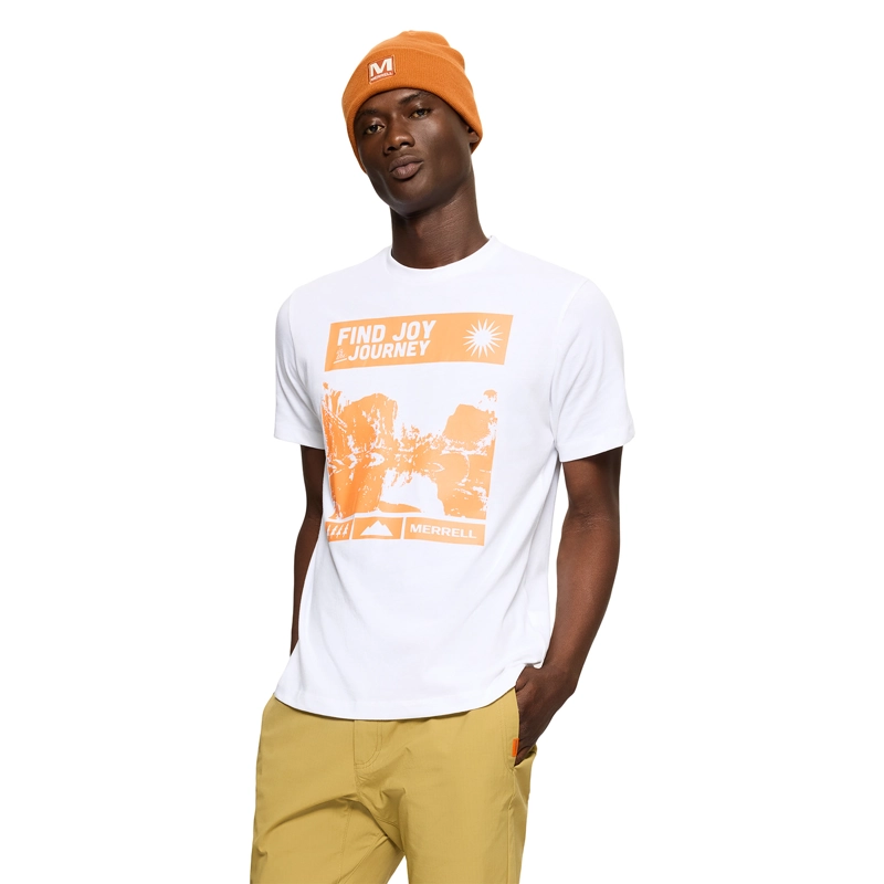 POLERA MANGA CORTA HOMBRE JOY BLANCO MERRELL - 2