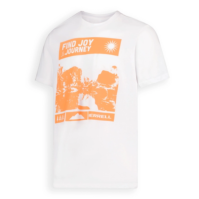POLERA MANGA CORTA HOMBRE JOY BLANCO MERRELL - 7