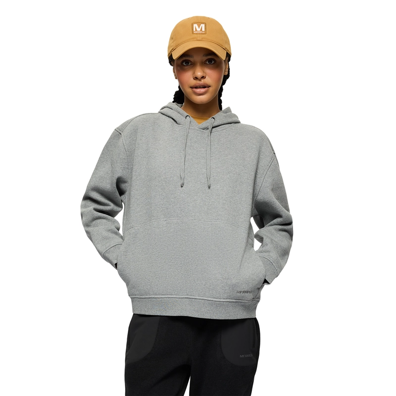 MERRELL POLERON MUJER RELAXED HOODY GRIS MERRELL