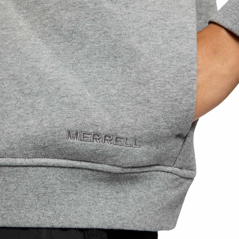 POLERON MUJER RELAXED HOODY GRIS MERRELL - 6