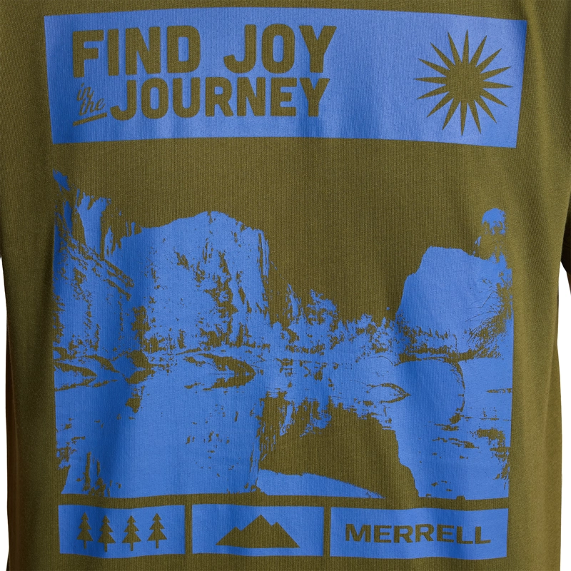 POLERA MANGA CORTA HOMBRE JOY VERDE MERRELL - 6