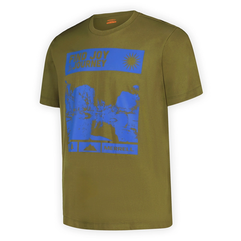 POLERA MANGA CORTA HOMBRE JOY VERDE MERRELL - 7