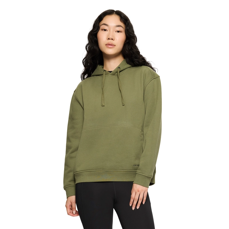 POLERON MUJER RELAXED HOODY VERDE MERRELL - 1
