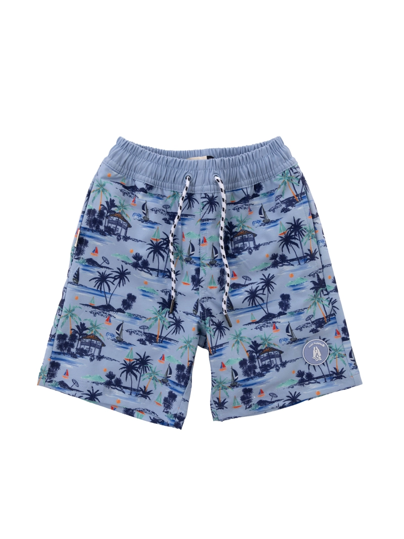 TRAJE DE BAÑO NIÑO LOITZ CELESTE HUSH PUPPIES KIDS - 1