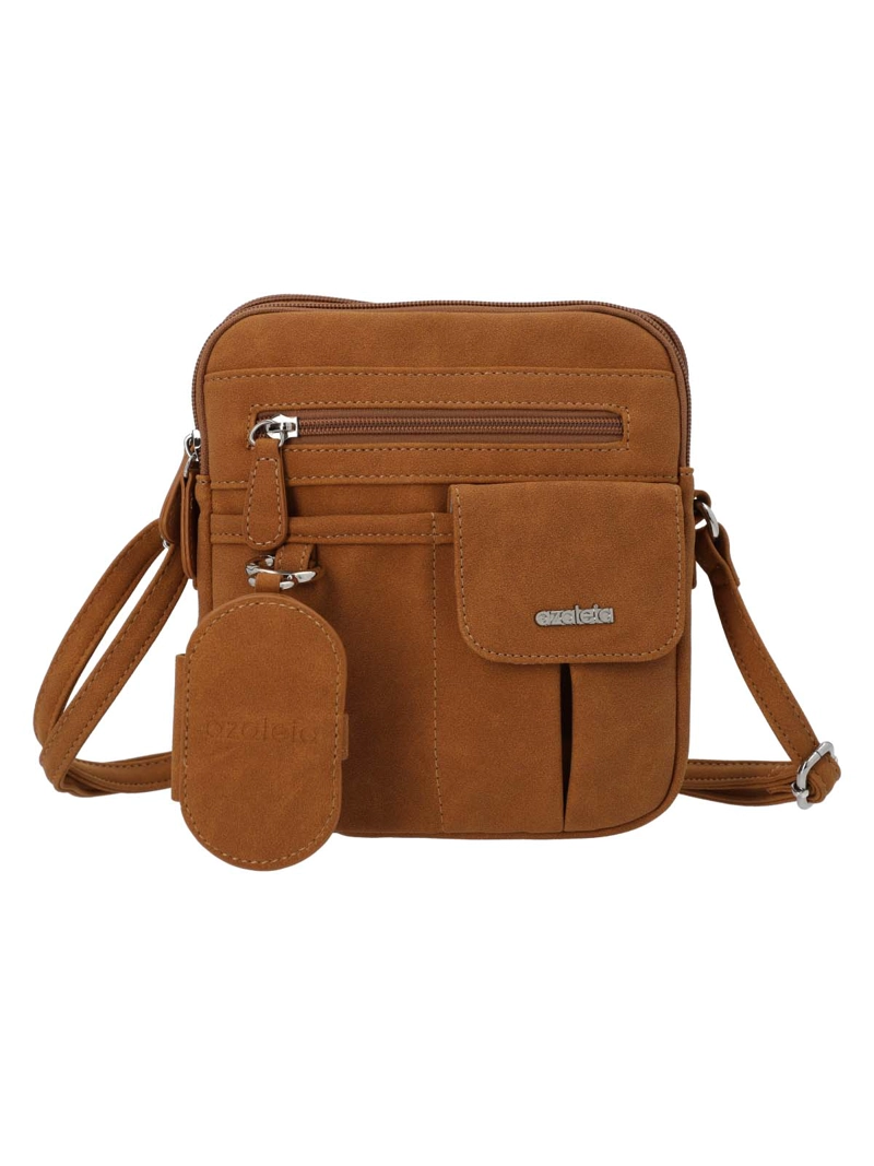 CARTERA MUJER HARMONY CROSS CARAMEL AZALEIA - 1