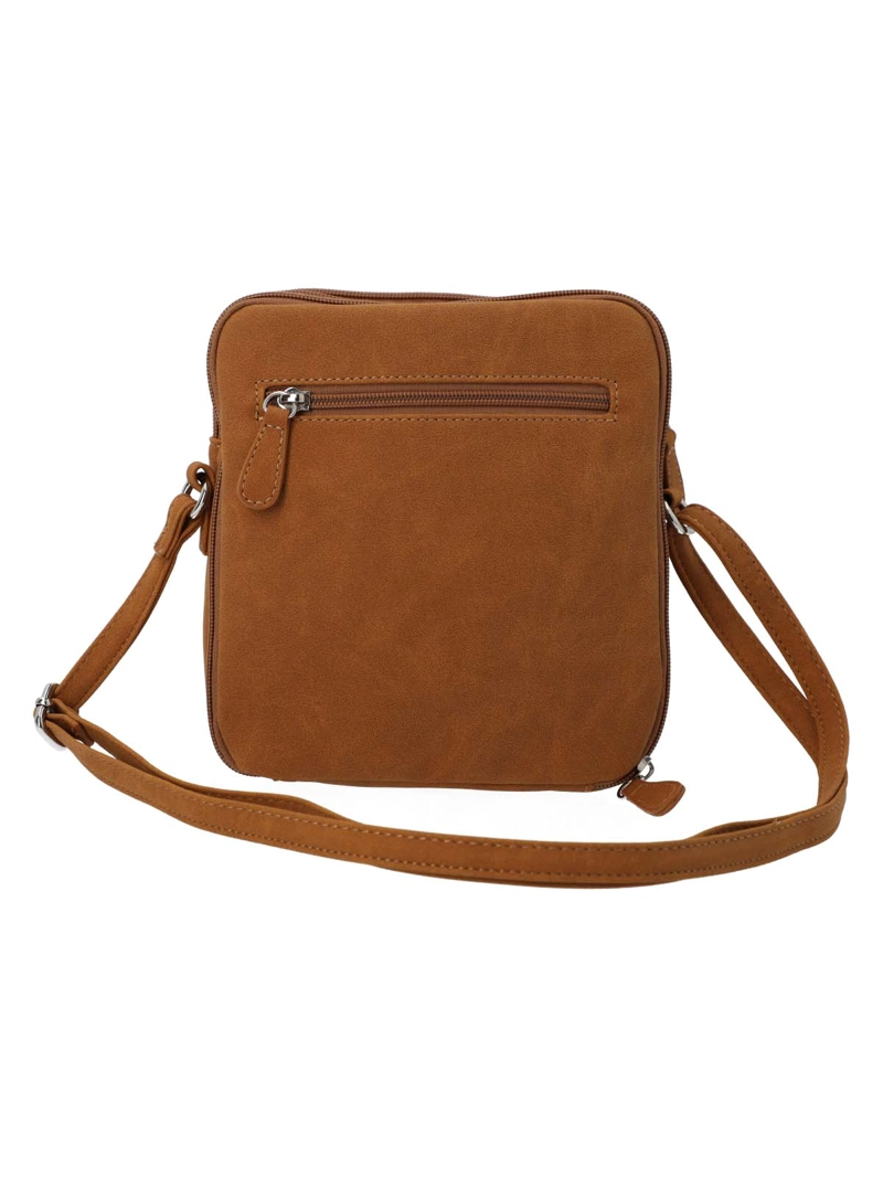 CARTERA MUJER HARMONY CROSS CARAMEL AZALEIA - 3