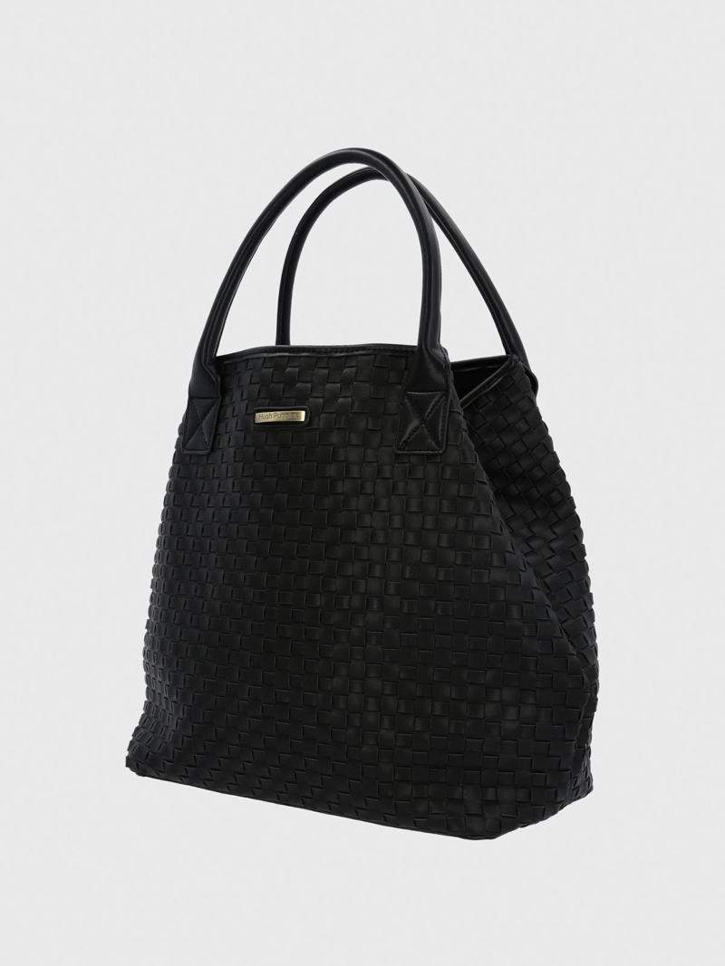 CARTERA ECOCUERO MUJER BRATT TOTE NEGRO HUSH PUPPIES - 2
