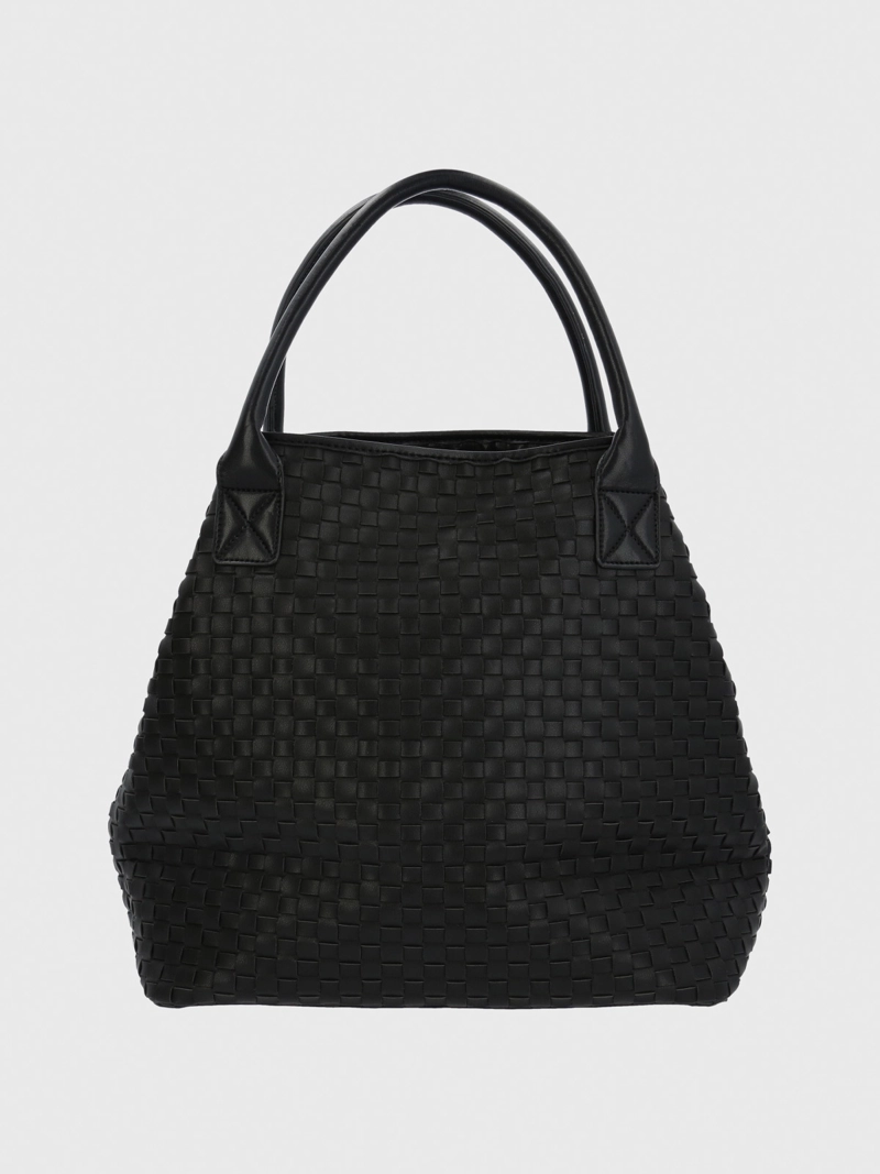 CARTERA ECOCUERO MUJER BRATT TOTE NEGRO HUSH PUPPIES - 3