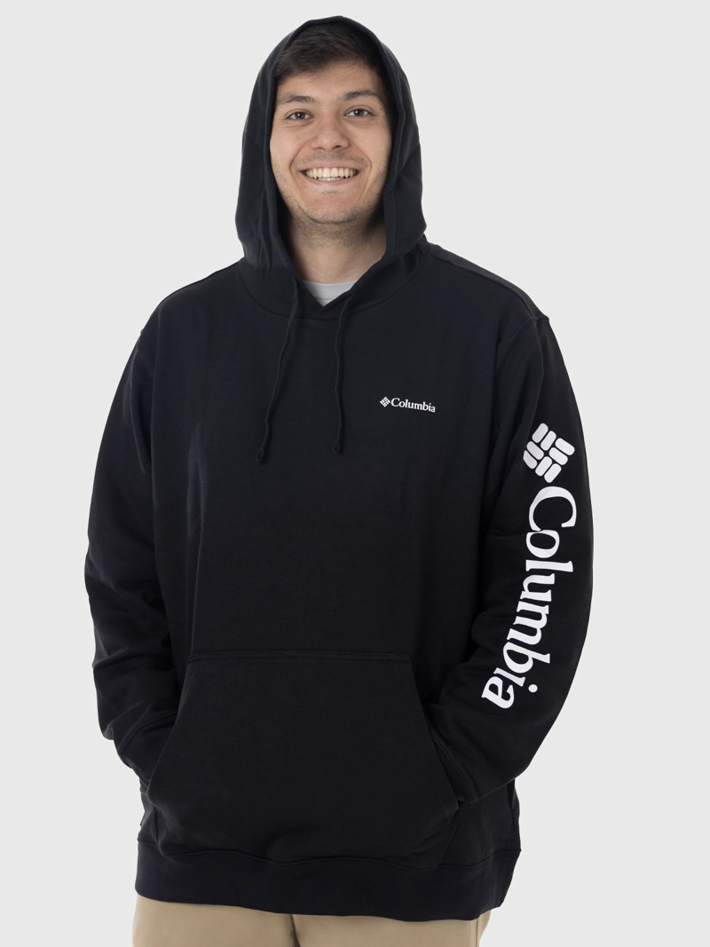 POLERON HOMBRE BEAUMOUNT HOODIE NEGRO COLUMBIA - 5