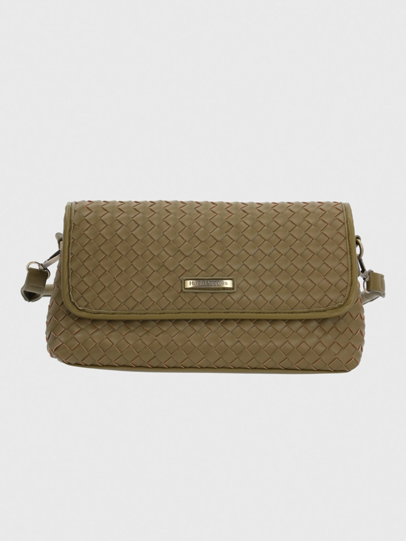 CARTERA ECOCUERO MUJER BRASS BAG VERDE HUSH PUPPIES - 1