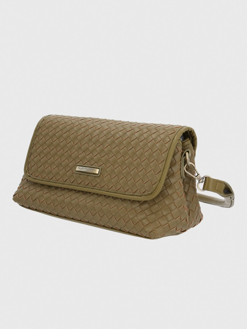 CARTERA ECOCUERO MUJER BRASS BAG VERDE HUSH PUPPIES - 2