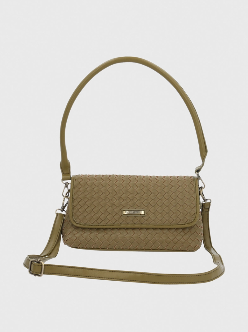 CARTERA ECOCUERO MUJER BRASS BAG VERDE HUSH PUPPIES - 4